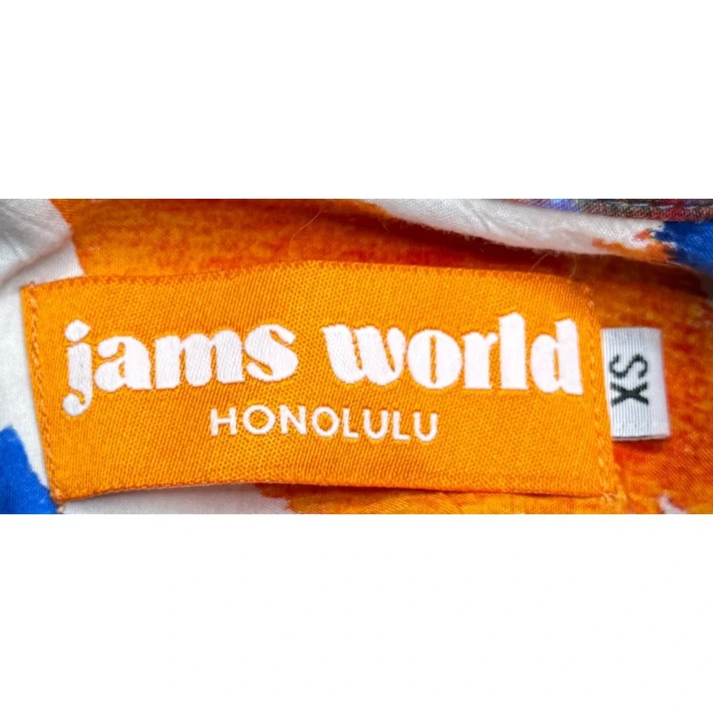 Jams World Honolulu Vintage Short Sleeve Button Up Hawaiian Shirt‎ Size XS
